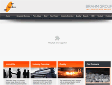 Tablet Screenshot of brahmgroup.com